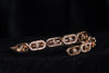 Rose or Gold or Silver Radiance Link Bracelet