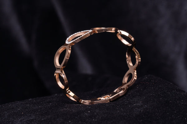 Luna Loop Rose Gold Bracelet