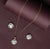 Luxe Grid Sparkle Pendant Set