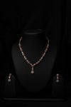 Roselle Glow CZ Necklace Set