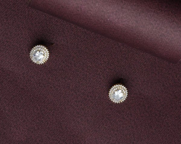 Luminous Circle Sparkle Pendant Set