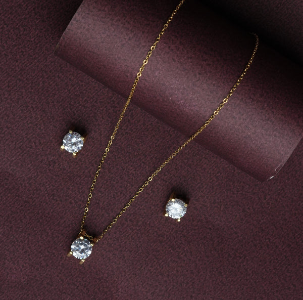 Classic Square Halo Sparkle Pendant