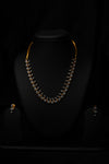 Golden Radiance CZ Necklace Set