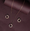 Eternal Coil Sparkle Pendant Set