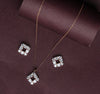 Eternal Square Brilliance Pendant Set