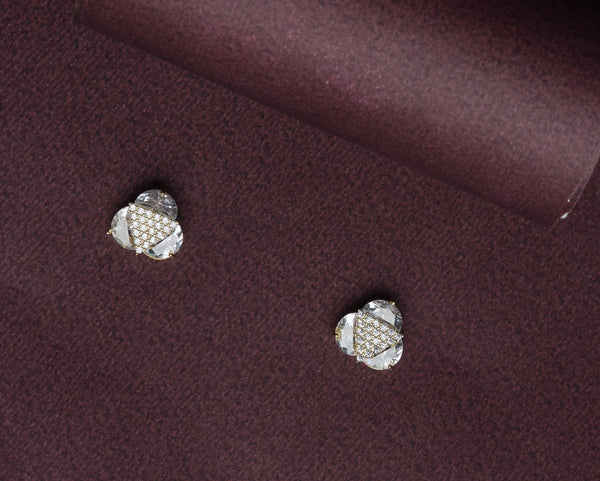 Crystal Clover Sparkle Pendant Set