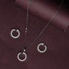 Eternal Arc Sparkle Pendant Set