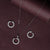 Eternal Arc Sparkle Pendant Set