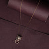 Midnight Panther Halo Pendant Set