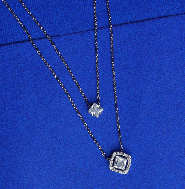 Royal Radiance Square Pendant