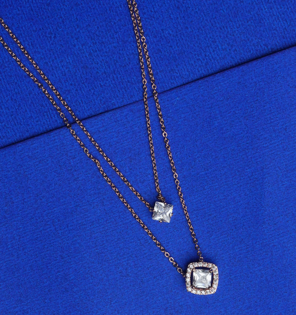 Royal Radiance Square Pendant