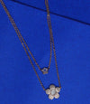 Dual Charm Sparkle Layered Pendant