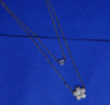 Dual Charm Sparkle Layered Pendant