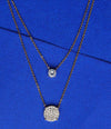 Dual Sparkle Layered Pendant