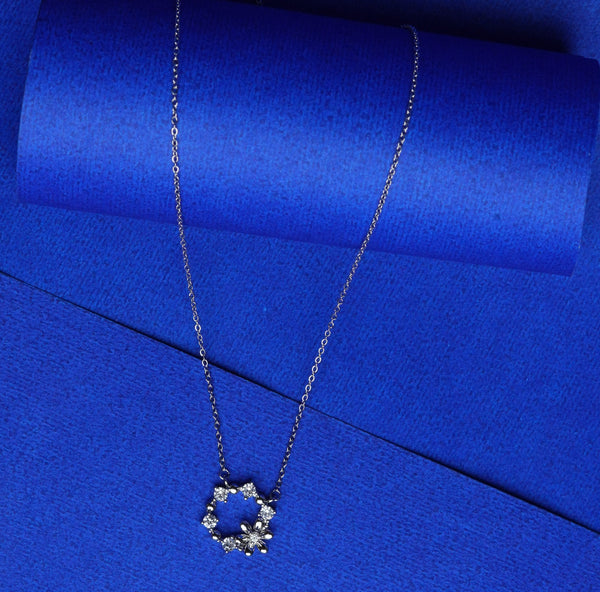 Blooming Crystal Charm Pendant