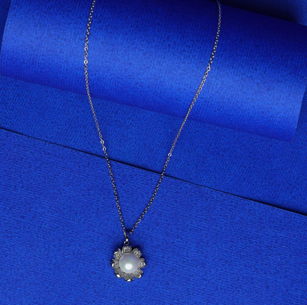 Pearl Bloom Sparkle Pendant