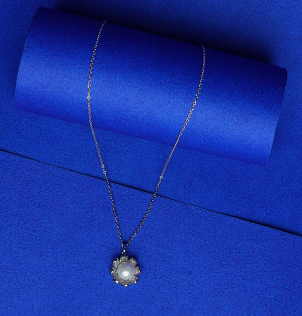 Pearl Bloom Sparkle Pendant