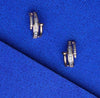 Dual Line Spark Huggie Earrings
