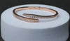 Leaf Curve Sparkle Open Bracelet