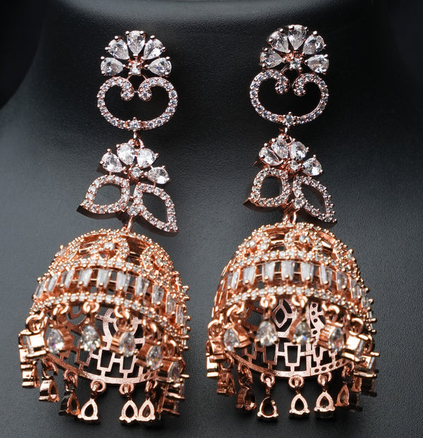 Regal Crystal Jhumka Drops