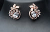 Floral Luxe Oval Studs