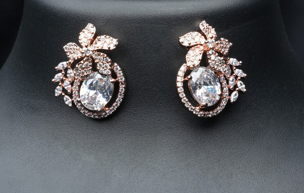 Floral Luxe Oval Studs