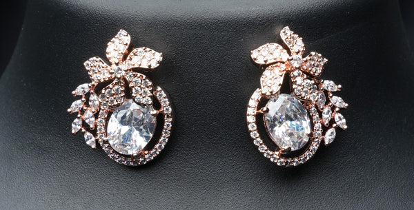 Floral Luxe Oval Studs