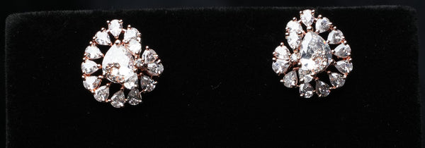 Pear Bloom Sparkle Studs