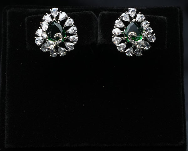 Pear Bloom Sparkle Studs