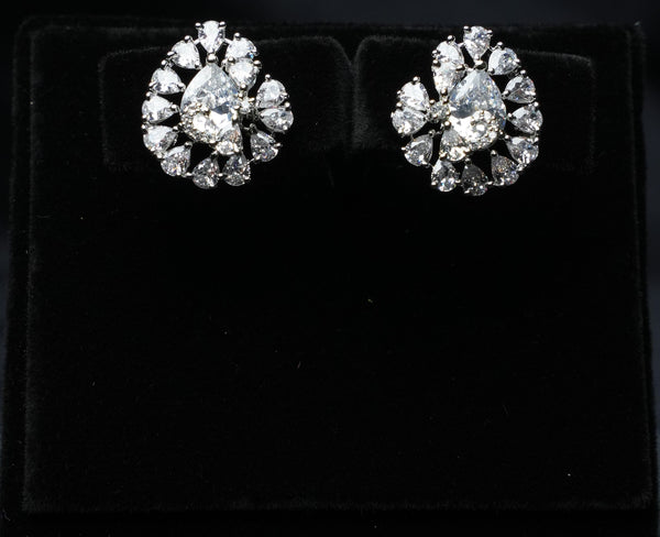 Pear Bloom Sparkle Studs