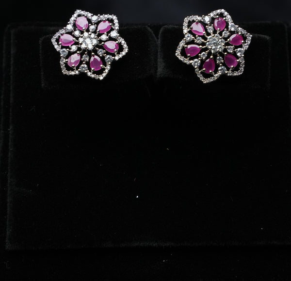 Elegant Marquise Cluster Studs