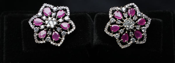 Elegant Marquise Cluster Studs