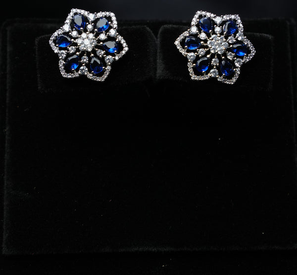 Elegant Marquise Cluster Studs