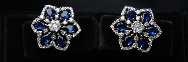 Elegant Marquise Cluster Studs