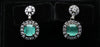 Classic Halo Cushion Drop Earrings