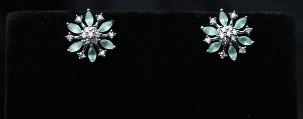 Floral Radiance Stud Earrings