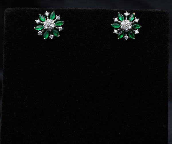 Floral Radiance Stud Earrings