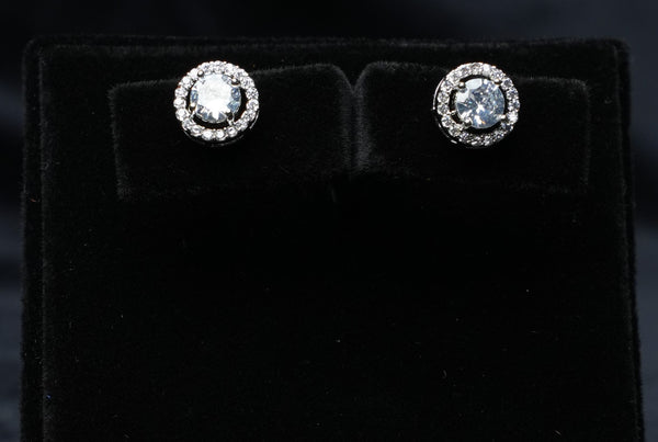 Classic Crystal Halo Studs