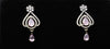 Elegance Teardrop Dangle Studs