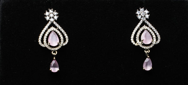 Elegance Teardrop Dangle Studs