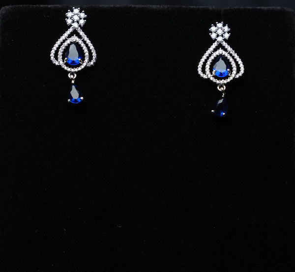 Elegance Teardrop Dangle Studs