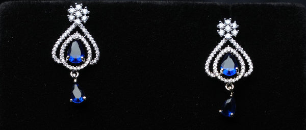 Elegance Teardrop Dangle Studs