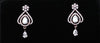 Elegance Teardrop Dangle Studs