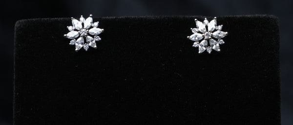 Sparkling Snowflake Studs