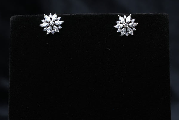 Sparkling Snowflake Studs