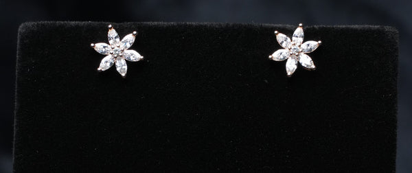Petal Shine Crystal Studs