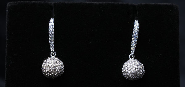 Sparkle Globe Drop Earrings