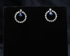 Glamour Circle Drop Earrings