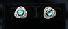 Crystal Orbit Stud Earrings