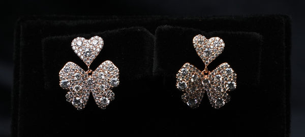 Butterfly Heart Studs